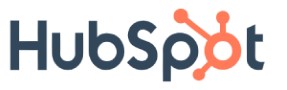 在一个新标签中链接到HubSpot主页的HubSpot标志。