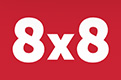 8×8标志,8×8主页的链接在一个新的选项卡。