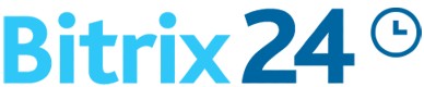 Bitrix24标志,Bitrix24主页的链接在一个新的选项卡。