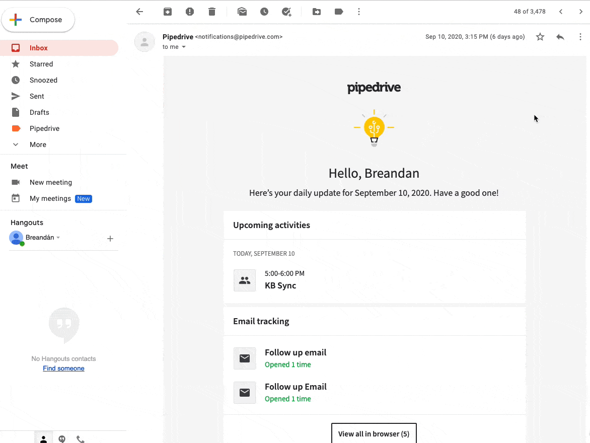 Pipedrive AI销售助理。